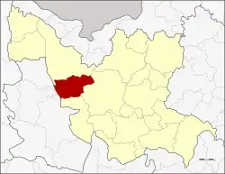 Karte von Udon Thani, Thailand, mit Kut Chap