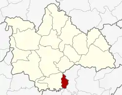 Karte von Kalasin, Thailand, mit Rong Kham