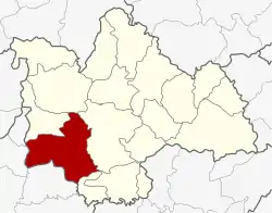 Karte von Kalasin, Thailand, mit Yang Talat