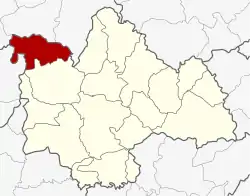 Karte von Kalasin, Thailand, mit Tha Khantho