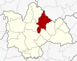 Karte von Kalasin, Thailand, mit Somdet