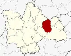 Karte von Kalasin, Thailand, mit Huai Phueng