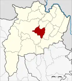 Karte von Chiang Rai, Thailand, mit Wiang Chai