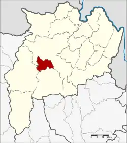 Karte von Chiang Rai, Thailand, mit Mae Lao