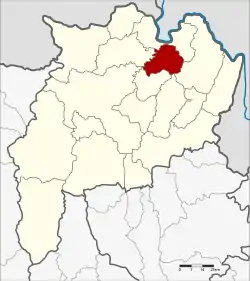 Karte von Chiang Rai, Thailand, mit Doi Luang