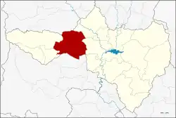 Karte von Nakhon Sawan, Thailand, mit Lat Yao