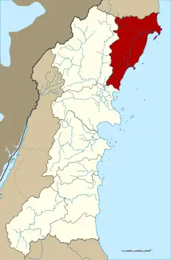 Karte von Chumphon, Thailand, mit Pathio