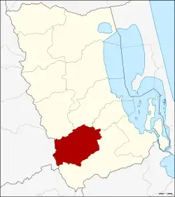Karte von Phatthalung, Thailand, mit Tamot