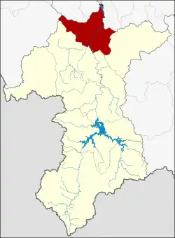 Karte von Yala, Thailand, mit Mueang Yala