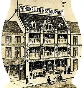 Tietz II, Großkölnstraße 1, mit Rathskeller im Untergeschoss