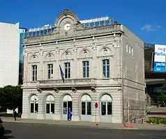 Das alte Empfangsgebäude