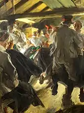 Anders Zorn:Tanz in der Gopsmorkate