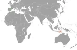 Lage von Andorra und Osttimor
