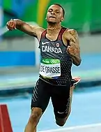 Andre De Grasse – ausgeschiedenals Fünfter des zweiten&nbsp;Halbfinals