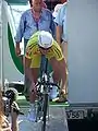 Als Gesamtführender ging André Greipel in das Einzelzeitfahren in Großenhain (4. Etappe)