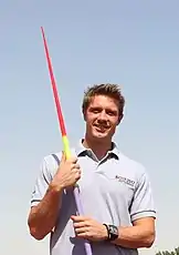 Andreas Thorkildsen, zweifacher Olympiasieger (2004/2008), Weltmeister von 2011, dreifacher Vizeweltmeister (2005/2007/2011) und zweifacher Europameister (2006/2010) belegte Rang vier