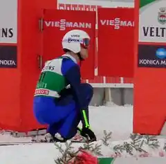 Andrzej Stękała beim Weltcupspringen in Lahti 2016