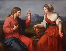 Jesus und die Samariterin am Brunnen Jakobs, 1796