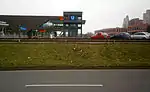 Höhenunterschied an der Nordseite