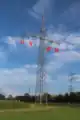 Die Anlage 1360 in Leingarten ist eine der wenigen Ausnahmen, wo ein 110 kV-Drehstromsystem als Vierleitersystem für die abgesetzte Erdschlusslöschspule zur Sternpunktbehandlung ausgeführt ist.