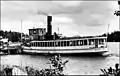 Dampfschiff an der Anlegestelle von Eknö. 1902