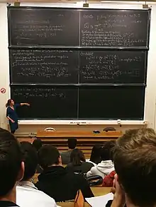 Anne-Laure Dalibard im Institut Poincaré, 2019