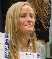 Annika Schlegel bei der Pierre de Coubertin Preisverleihung 2013