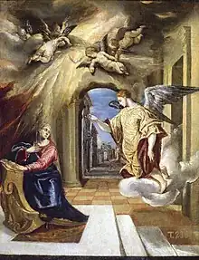 El Greco:  Die Verkündung, 1570–1575, Museo del Prado in Madrid