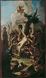 Die Marter des heiligen Cassian, um 1751/1753
