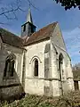 Chor der Kirche Saint-Lucien von Südwesten