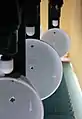 Anschlagtechnik mit Magnethammer und Glocken mit Schalllöchern