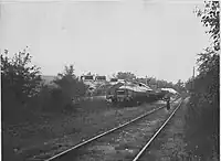Verladung am Anschluss Steinberg (Foto: Max Radig, 1910)