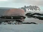 „Base F“ (Wordie-Haus), Winter-Insel, Argentinische Inseln (Antarktika), von historischer Bedeutung als ein Beispiel einer frühen britischen wissenschaftlichen Forschungsstation.