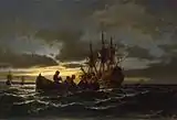 Nächtliche Seelandschaft