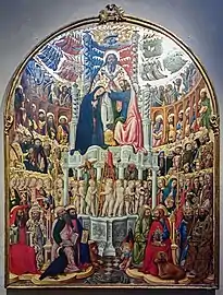 Marienkrönung von Antonio Vivarini und Giovanni d’Alemagna
