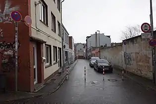 Blick von der Nikolausstraße aus