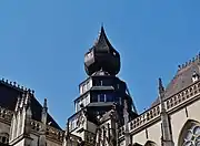 Kathedrale von Antwerpen, drei Laternengeschosse mit Zwiebel