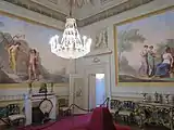 Salon im Appartement der Elisa Bacciocchi, mit Fresken von Luigi Catani