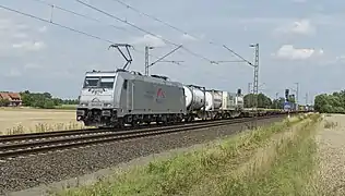 Die 185 417 im Eigenbesitz der TX Logistik in Dülmen.