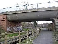 Trogbrücke des Basingstoke-Kanals über den Blackwater River
