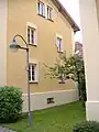 Detailansicht der Kolonie mit Zwischenblick auf die ZNFG