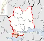 Lage der Gemeinde Arboga