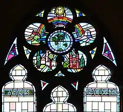 Himmelsbogen, zweites Fenster auf der Südseite