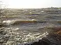 Der See bei einem Orkan
