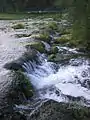 Flusstreppe oberhalb Correns