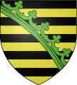 Wappen der Wettinerals Herzöge und Könige von Sachsen