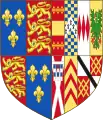 Wappen Anne Neville als Königin von England.