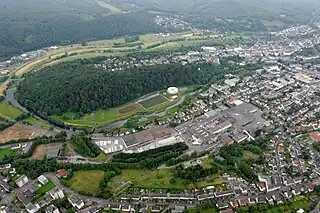 Der Arnsberger Ruhrtalbogen im Oeventroper Ruhrtalgrund.