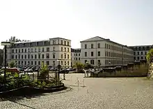 Nebengebäude des Arsenals in der Albertstadt