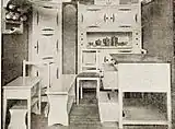 Küche. Rudolf Stockar, Ausstellung von Artěl auf der II. Prager Mustermesse, 1921